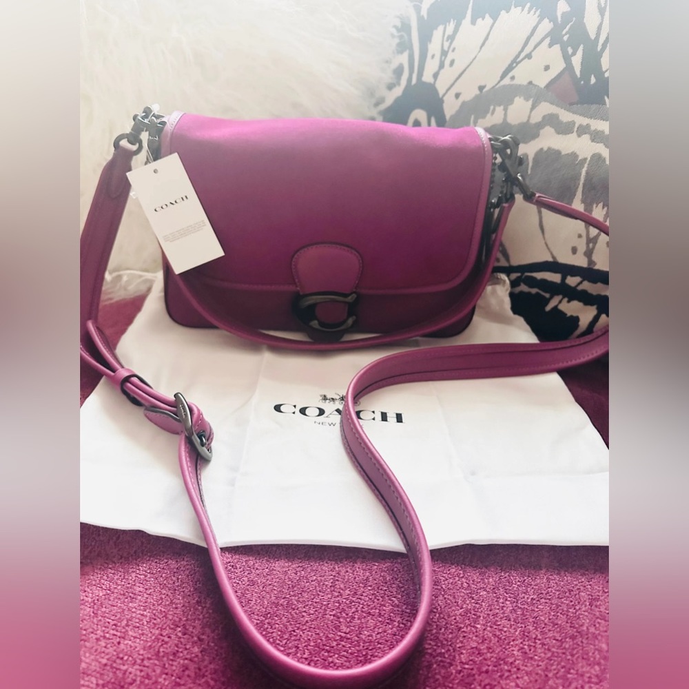 Coach Soft Tabby in Deep Plun